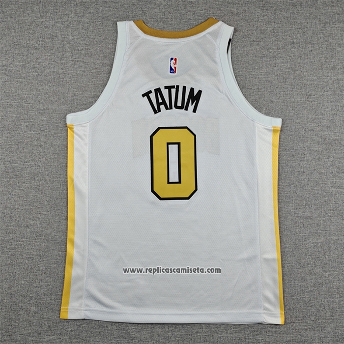Camiseta Nino Boston Celtics Jayson Tatum NO 0 Ciudad 2025-26 Blanco